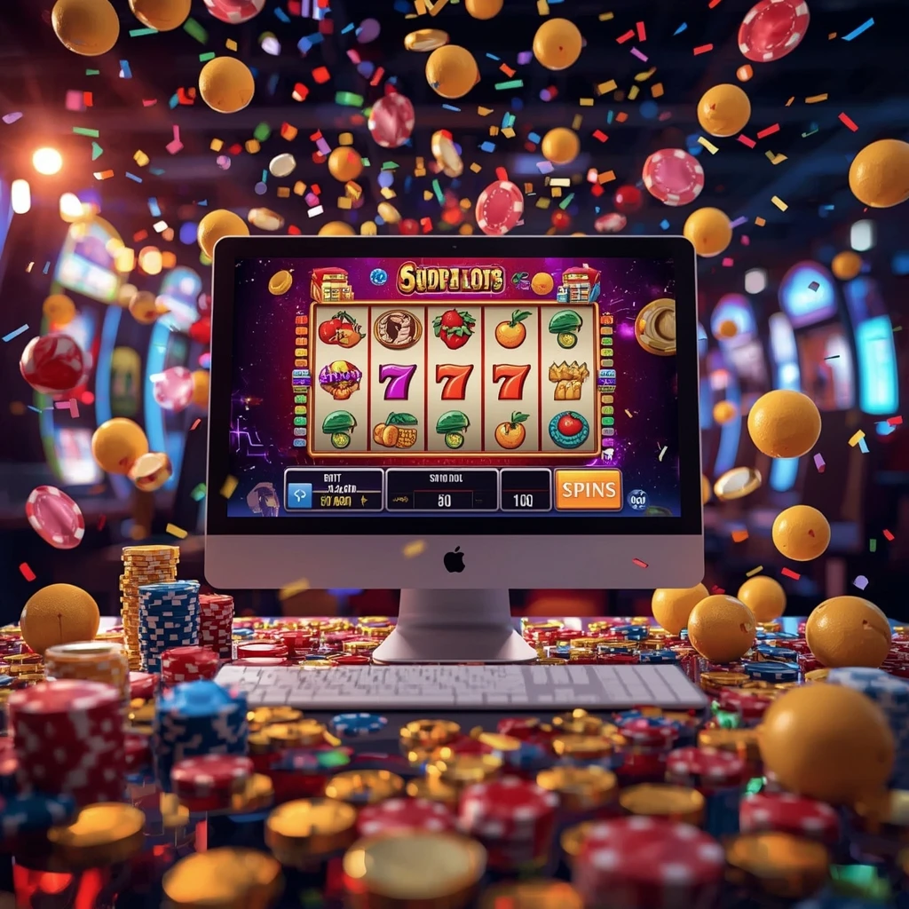 slot machines on the monitor VEGADREAM CASINO